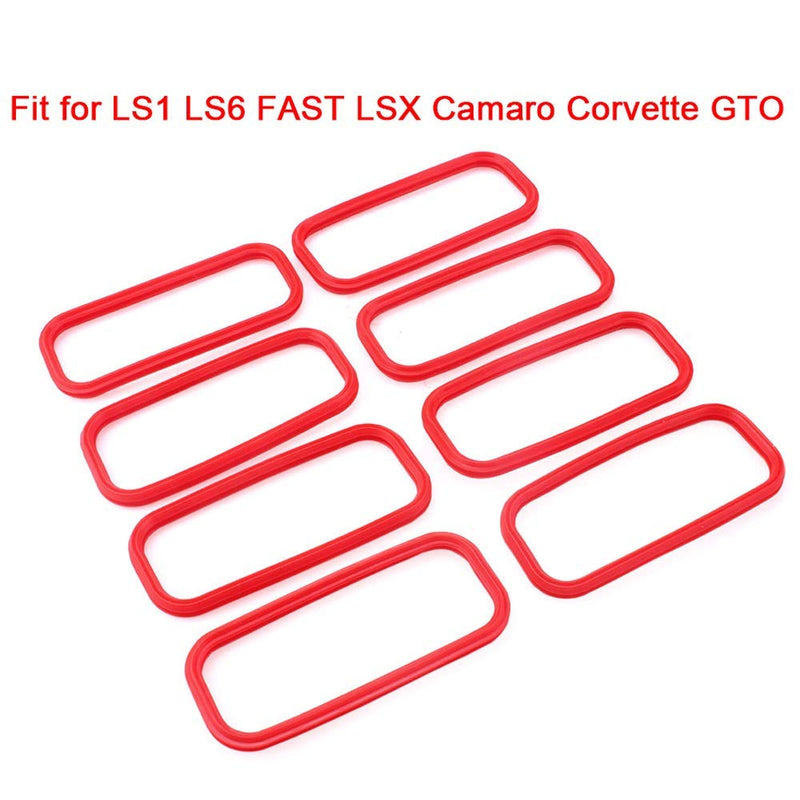  [AUSTRALIA] - muge racing Intake Manifold Gasket for LS1 & LS6, O-Ring Seal Lower Intake Manifold Gasket, Replacement Intake Manifold Gasket Set for Fast LSX Camaro, Corvette, and GTOs