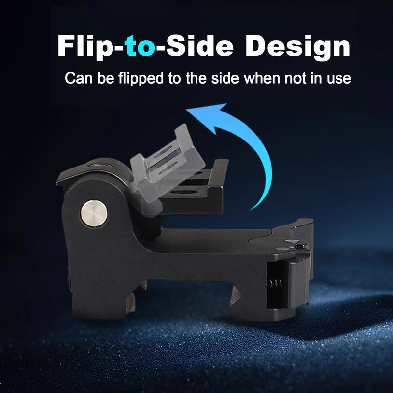 New Aluminum Quick Release 3X Magnifier Mount Central Height :1.93 inches (with 7mm Spacer) for G33 G43 G45 Flip-to-Side Mount Kit Optics Base QD Compatible with Standard 21.2mm Base Mounting