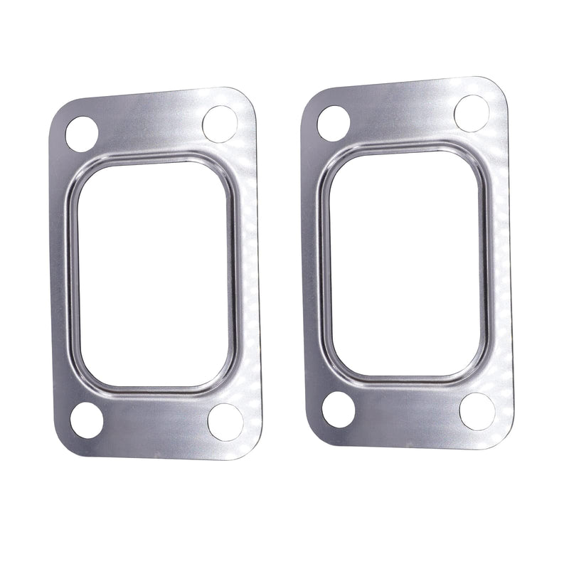 2 Pack T3 Turbo Turbocharger Inlet Gasket Stainless Steel T3/T4 Garrett