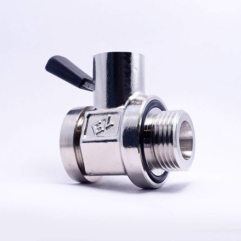 EZ (EZ-3) Silver 20mm-1.5 Thread Size Oil Drain Valve
