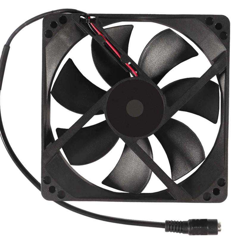 120mm x 25mm 110V 220V AC Powered Cooling Fan with Speed Controller 3V to 12V, 1225 AC 115V 120V 220V 240V for Cooling Ventilation Exhaust Projects, Receiver DVR Playstation Xbox Component Cooling 1225 Fan