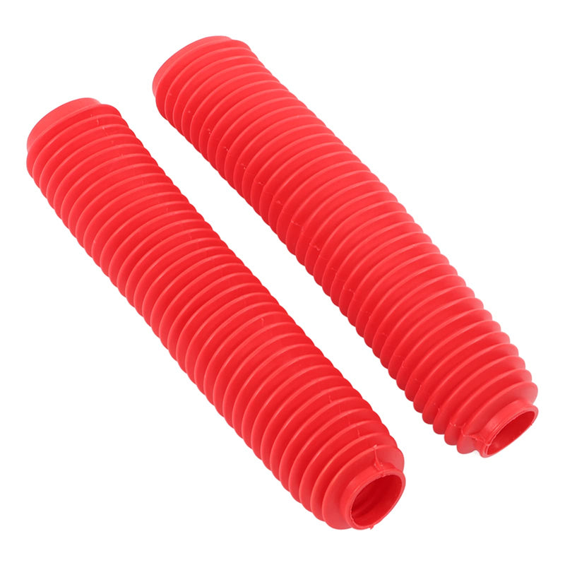 Keenso Pair Motorcycle Front Fork Shock Boots Dust Cover, Rubber Replacement for RM125 DR250 DRZ400 400 Other Other Other (Red), GeerPYBVZV6h9d-13