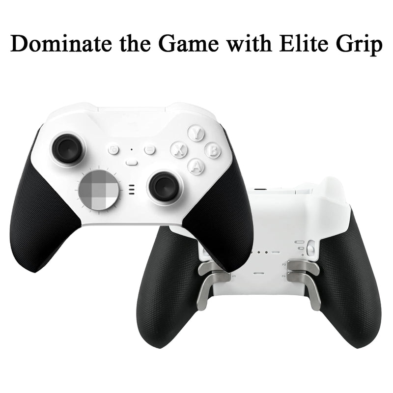White Elite 2 Front & Back Housing Shell Replacement Kit Compatible for Xbox Elite Series 2 Controller, with Elite 2 Housing Shell Replacement, 2 Rings & Repair Tools White