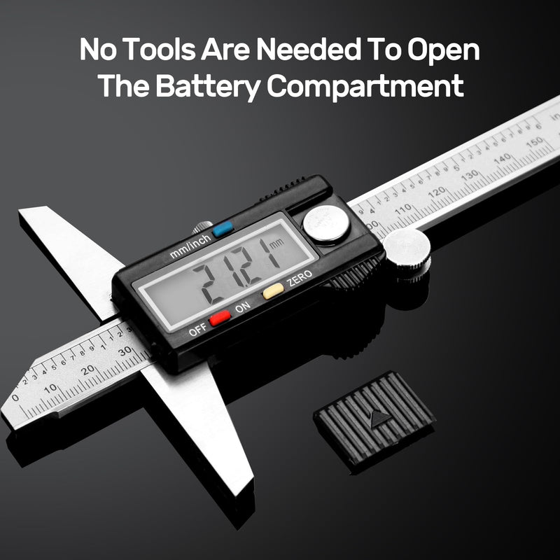 Digital Depth Caliper Electronic Depth Gauge Caliper Depth Rule for Accurate Depth Measurement and DIY Use 0-150mm 0.01mm