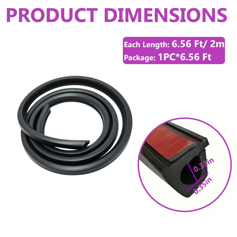 1 Pack Universal Car Cable Wire Hider 6.56 Ft Car Windshield Wire Hider | Concealed Wire Cover for Car Wires Hide Roof Rack Light Bar