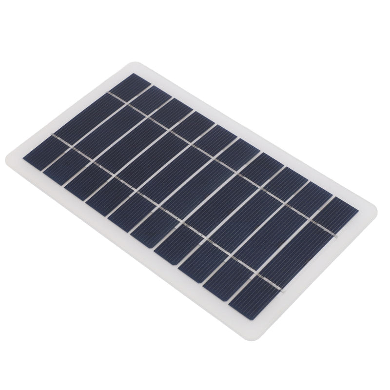 Generic 5WSolarPanelCharger, HighEfficiencyMonocrystallineSiliconUSBSolarPanelwithFastChargingforLaptopRadioMobilePhoneCampingHiking