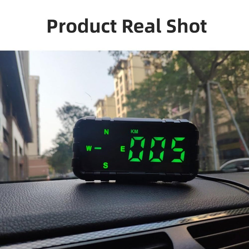 Heads Up Display for Car Digital GPS Speedometer kit MPH Odometer Automotive Compass for Dashboard HUD Fatigued Driving Alert Speeding Alarm for Trucks Golf cart All Vehicles (C3010) 4.3 Inch C3010