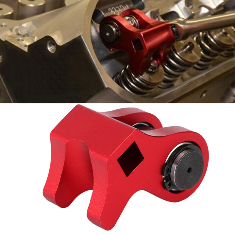 Valve Spring Installation Tool, Aluminum Valve Spring Compressor Removal Press Tool with Screws Car Modification Replacement for LS1 LS2 Style, 2.17 x 1.57 x 1.14inch
