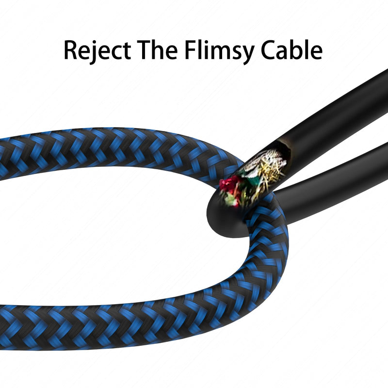 USB C to USB C Cable Nylon Braided 60W 3/3/6/6/10 FT USB Type C Fast Charging Cable for iPhone 15/15 Plus/15 Pro Max, MacBook Pro, iPad Pro Air, Samsung S24/S24 Ultra/S23
