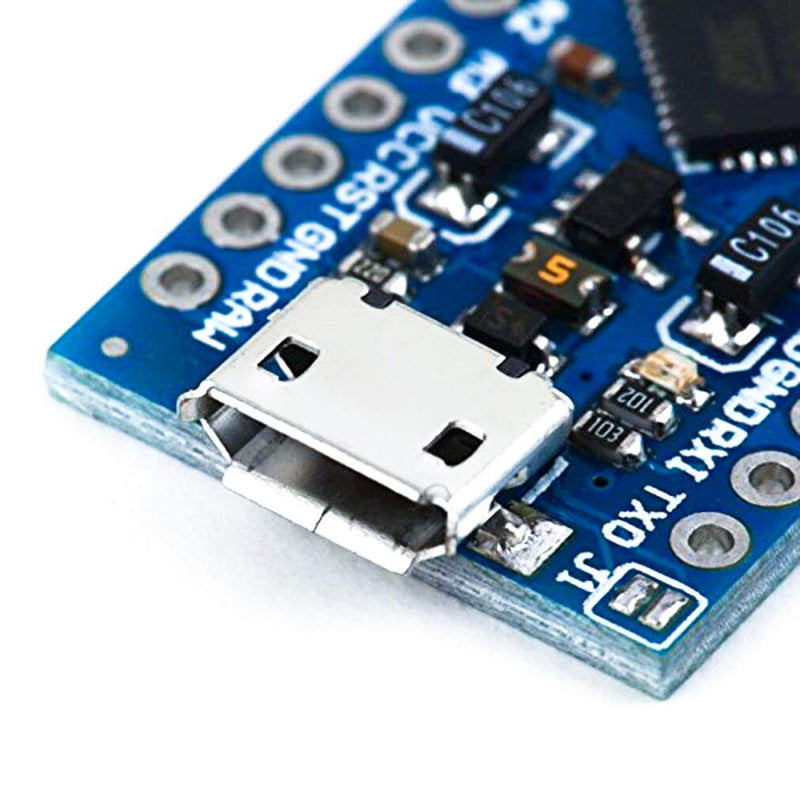 3PCS Pro Micro 5V 16MHz Module Board 2 Row Pin Header for Arduino Mini Leonardo Pro Micro *3