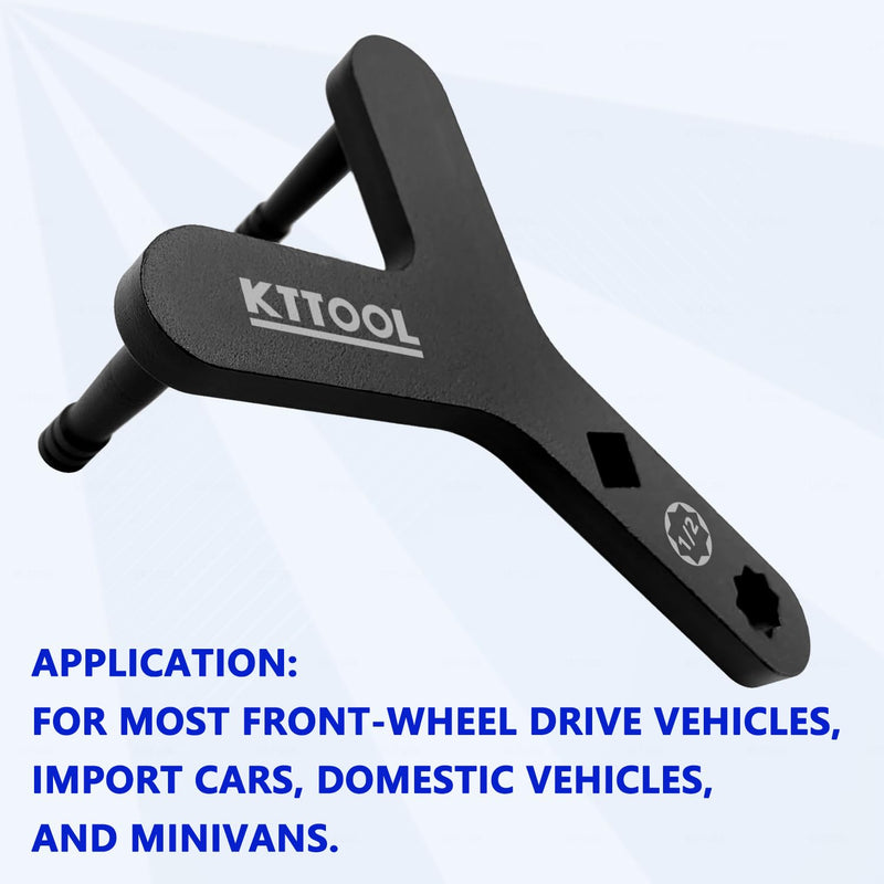 New Lower Control Arm Prying Tool, Suspension Specialty Bushing Tool, Lower Ball Joint Pry, Control Arm Tool Bushing Removal Tool Designed to Work with a 1/2" Drive Extension Breaker Bar 1 Pcs