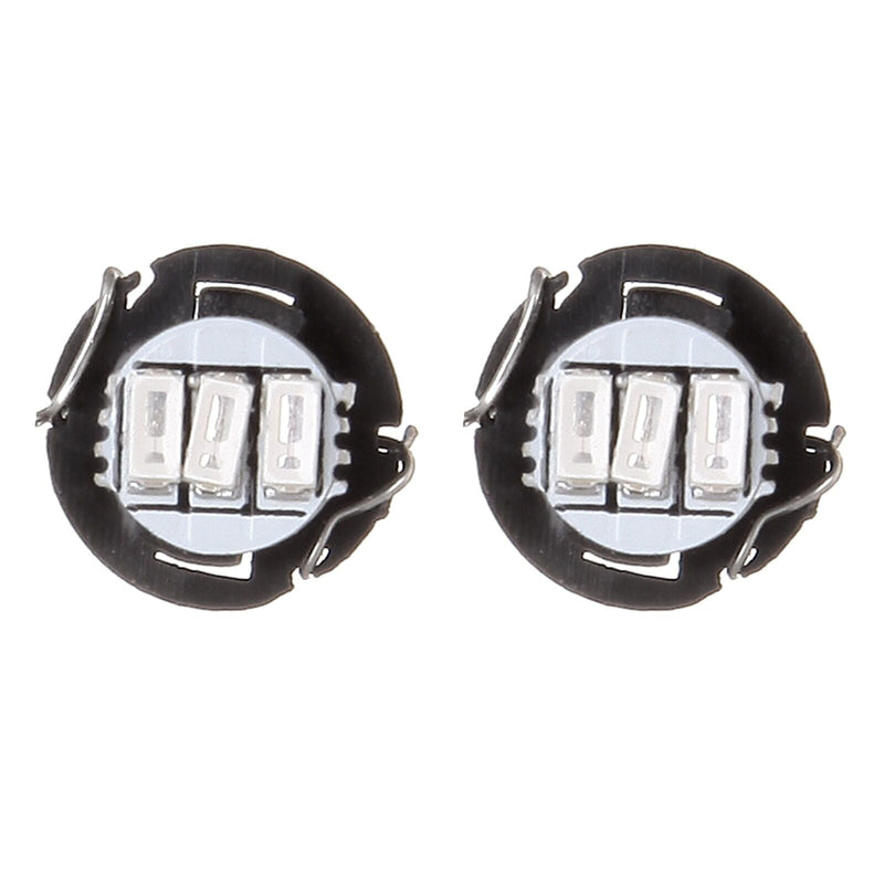 cciyu 4 Pack Blue 3-3014SMD T4/T4.2 Neo Wedge LED Light Bulbs Fit 1997-2007 For Jeep TJ For Cherokee Wrangler Liberty