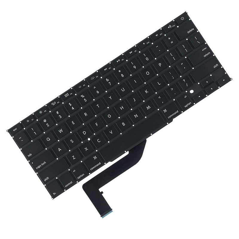 New US Keyboard with Flex Cable + Screw Kit Replacement for MacBook Pro Retina 15" A1398 (Mid 2012- Mid 2015) 661-8311 661-02536 Keyboard US Layout