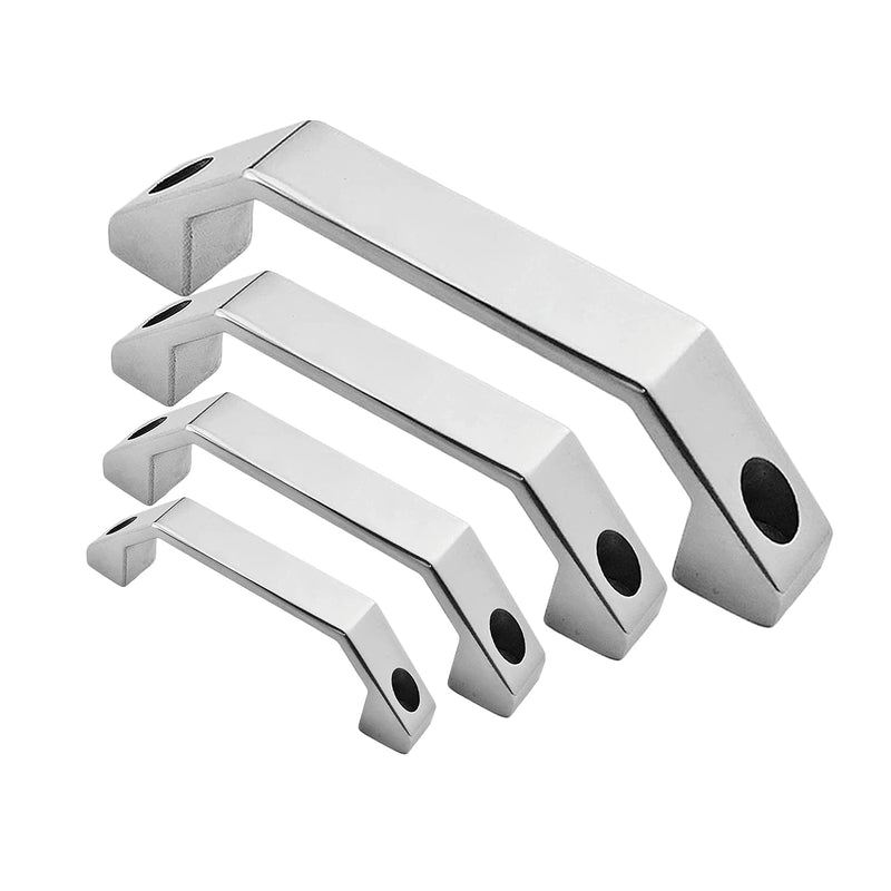 NRC&XRC 1PC Heavy Duty Industrial Equipment Handles Solid 304 ss Drawer Cabinet pulls knob Bows Door Window Toolbox Handle Hardware (5.91 inch/150 mm) 5.91 inch (150 mm)