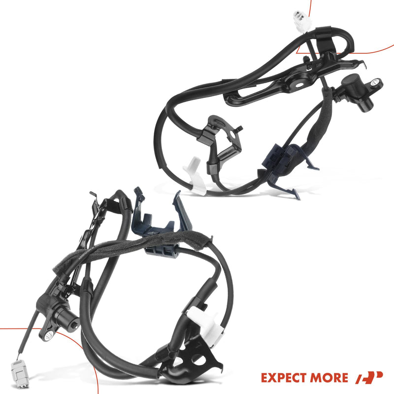 A-Premium ABS Wheel Speed Sensor Compatible with Toyota Models - Sienna 2004-2010 - Front Driver & Passenger Side, 2-PC Set, Replace# 89543-08030, 89542-08030