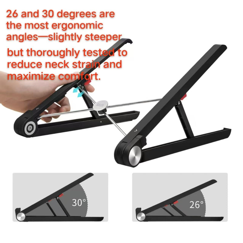Portable Laptop Stand for Dell Alienware M18 R1 R2 18 Area 51 Gaming Laptop for Desk.Made of Reinforced Nylon,304 Stainless Steel Silicone,Provides Rock-Solid Stability for an 18 inch Laptop