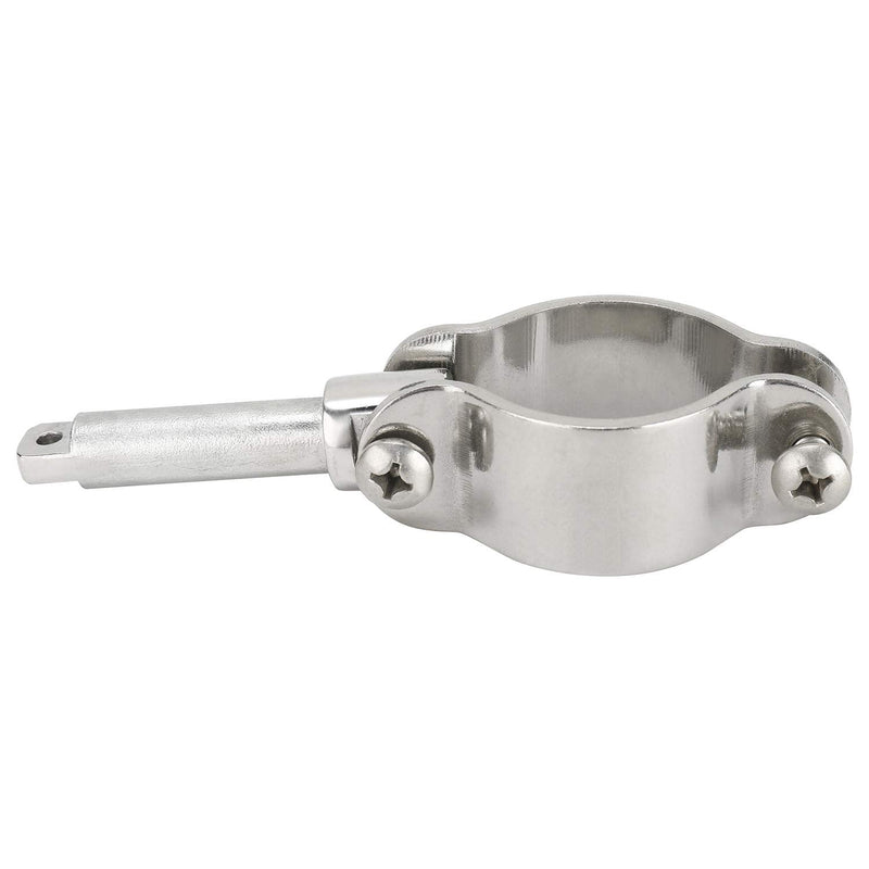 NovelBee 2 Pack of 316 Stainless Steel Clamp on Oarlocks or Rowlocks,1-5/8" Tube ;5.3" Length