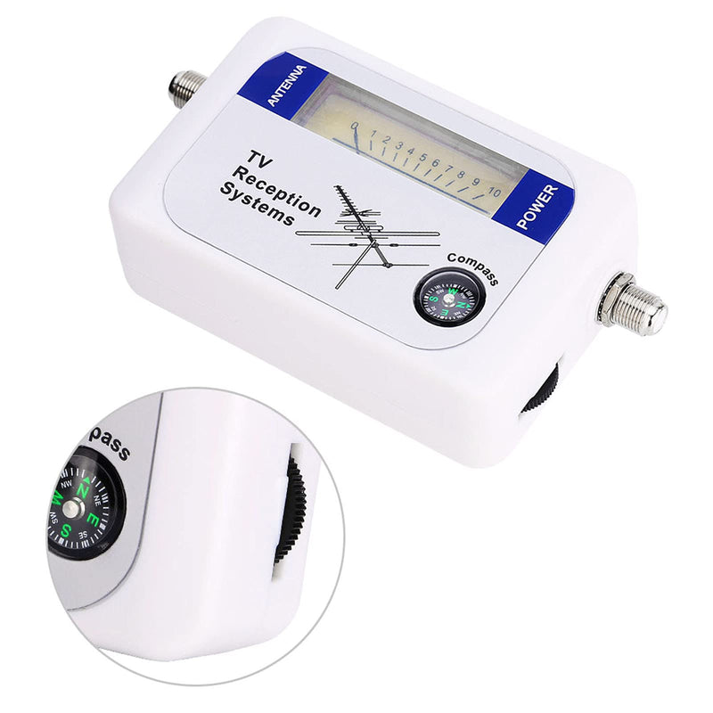 HEITIGN Mini Finder Digital Aerial Terrestrial TV Antenna Strength Meter Detector Receiver Frequency Range 170-860MHz