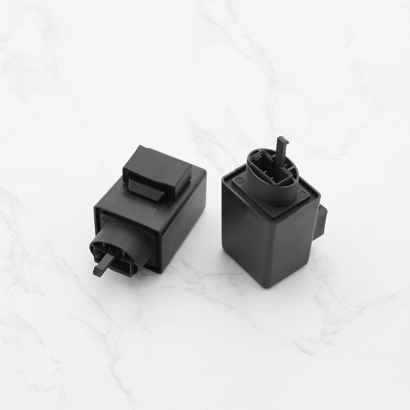2Pcs LED Indicator Flasher Relay 3 Pin Compatible with Honda CRF300L VTR1000F Fast Flash Fix 38300KK9951 Motorcycle LED Turn Signal Accessories