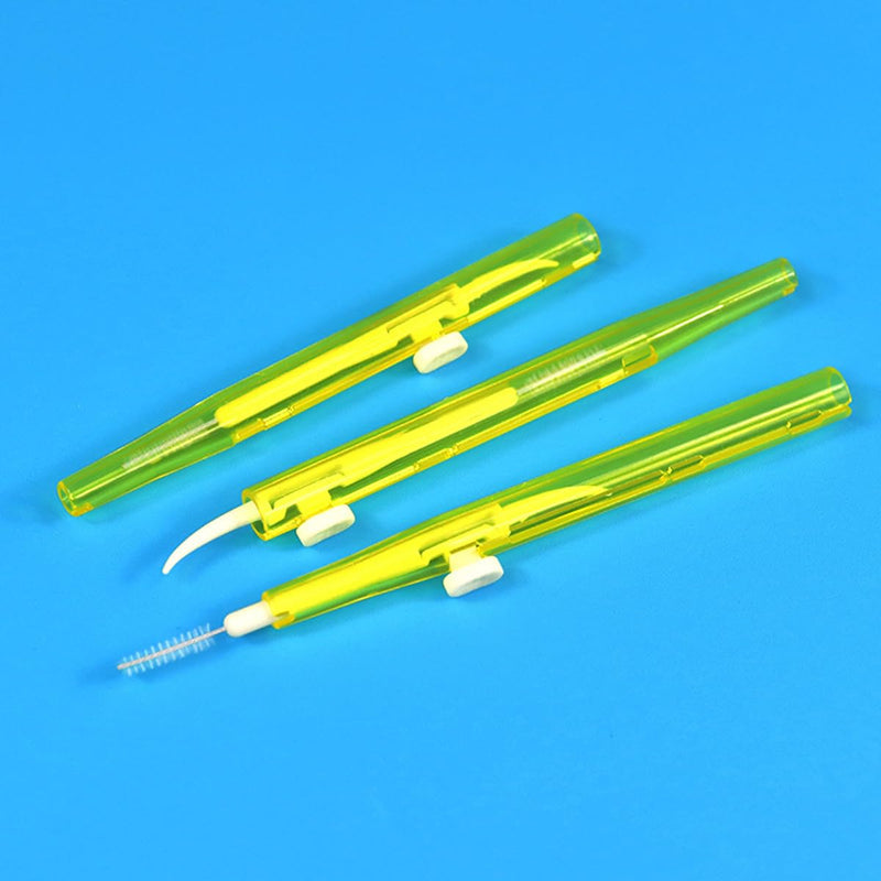 Phone Port Cleaning Tool Retractable Electronic Brush Laptop Jack Dust Kit (Yellow) Yellow