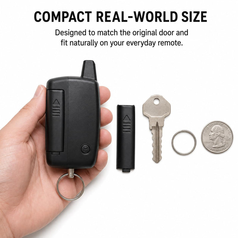 Battery Door Cover for Viper 3305V 7345V Alarm Remote – Snap-Fit Replacement Lid | Secure Latch Closure | Key Fob Back Panel for Car Security Systems