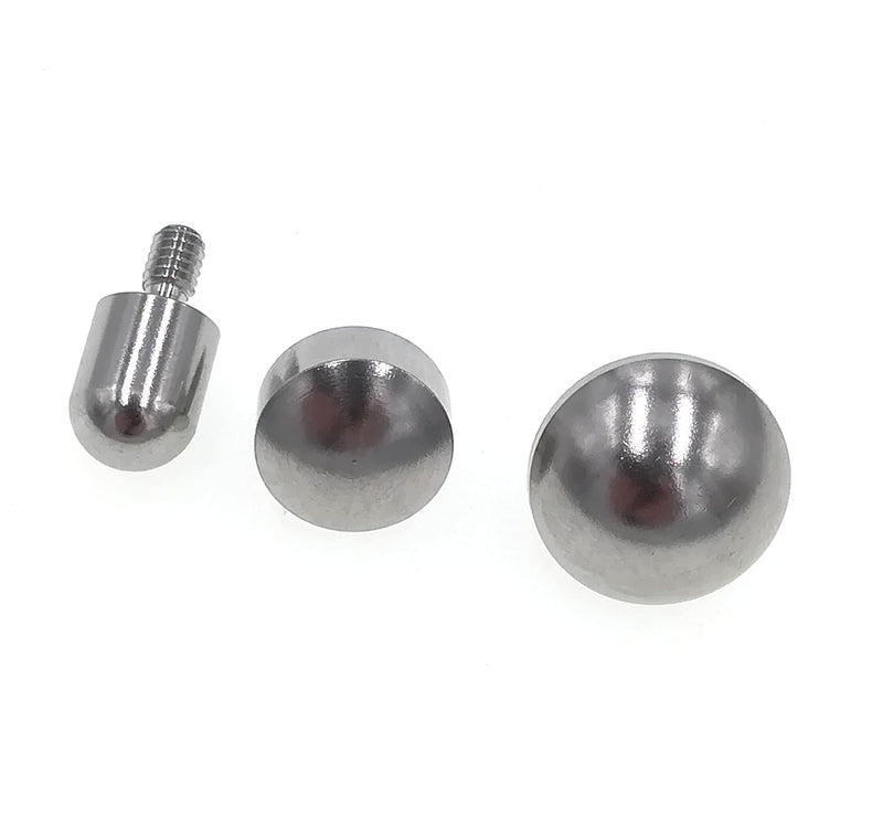 SUXING Spherical Point Contact Point for Dial Digital Indicator Depth Gauge Tip 4-48 UNF Thread Shank (A Set) A Set