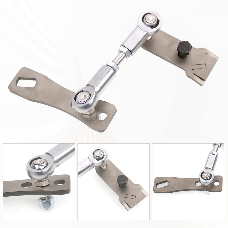 RULLINE Transfer Case Linkage kit Transfer Case Components Accessories Compatible with Jeep for Cherokee XJ for Comanche MJ 1986-2001 New Stainless Steel Material