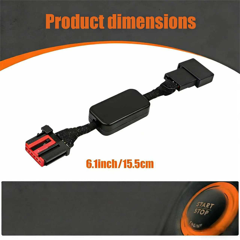 Auto Start Stop Eliminator Fit for Ford F-150 2021 2022 2023 2024 2025, Plug & Play Automatic Start-Stop Deactivate Harness, A-Off Disable Adapter with Smart Memory Function