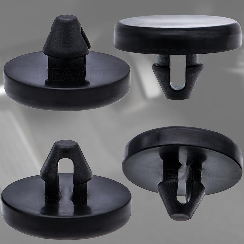 4PCS Brake Pedal Stop Pads, Brake Light Switch Stopper, Brake Switch Pad, Car Truck Auto Brake Pedal Pad 90541-06036 46505-SA5-000 (Black & White) 2pcs Nylon 46505SA5000 + 2pcs 9054106036