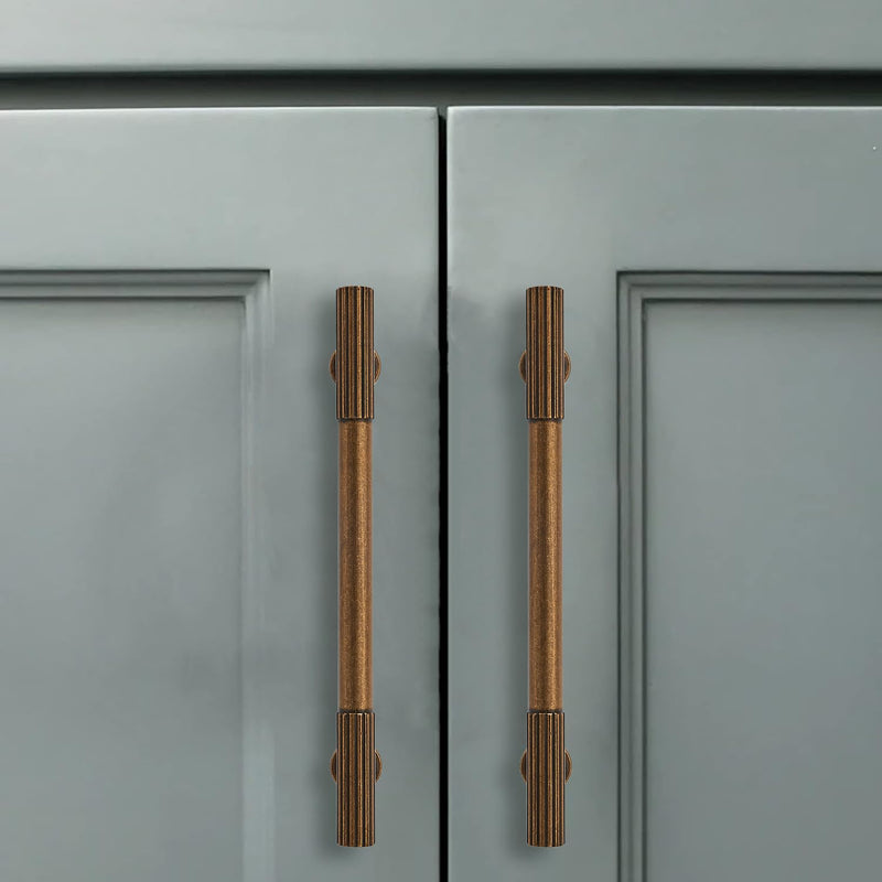 2 Pack 12 Inch(305mm) Hole Center Antique Brass Cabinet pulls Kitchen Handles Solid Heavy Duty Cabinet Pull Kitchen Hardware 12 Inch(305mm)Hole Center 2