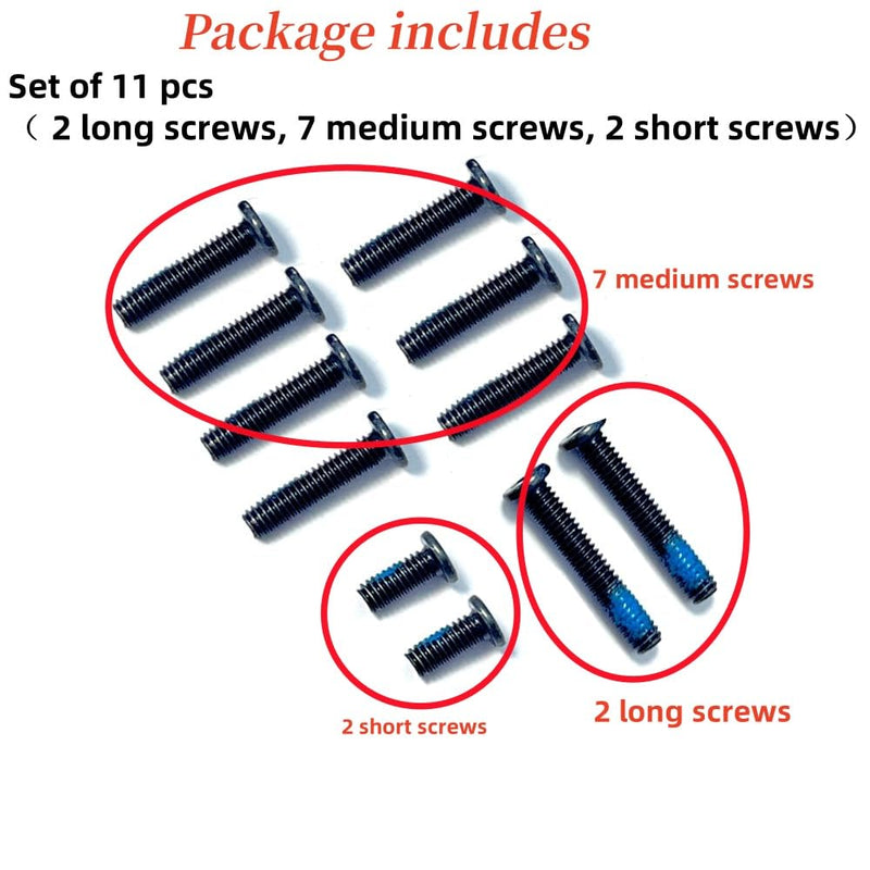 Lower Bottom Base Cover Case Screws for ASUS TUF Gaming F15 FX506 FX506L FX506LU FA506QR FA506QE FA506QM FA506IC FA506IE FA506NC/A15 FA506 FX506H FX506HM FX506HE FX506HF FX506HC