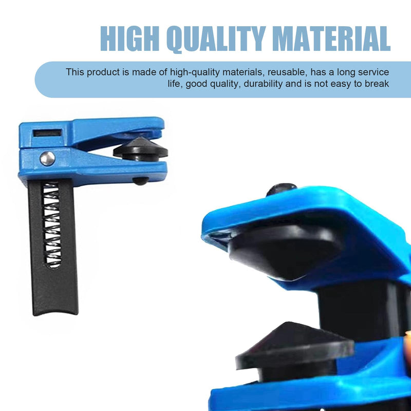 4 PCS Car Brake Line Clamp, Brake Oil Line Plug Tool, Brake Oil Line Guard, Universal for Most Cars (Blue)
