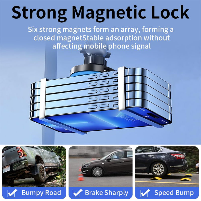 Car Magnetic Phone Mount for Audi Q5 SQ5 2018 2019 2020 2021 2022 2023 2024 Auto Interior Accessories Best Cellphone Holder Fast 15W Wireless Charger Cell Phones Charging Screen Stand Accessory