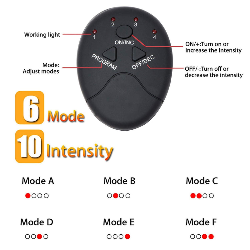 Fitness Belt Abs Stimulator Muscle Training Fitness Workout Equipment Ab Core Toner Belt for Abdominal/Arm/Leg for Home Use Blue-01