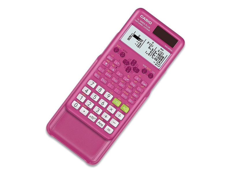 Casio fx-9750GIII Pink Graphing Calculator (fx-9750GIII-PK) & fx-300ESPLS2 Pink Scientific Calculator Small Calculator+ Pink Scientific Calculator