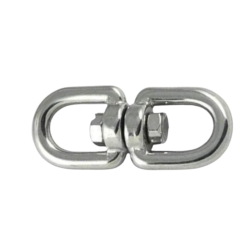 MarineNow 316 Stainless Steel Anchor Swivel Eye - Eye Connector 08mm - 5/16" 05-Pack