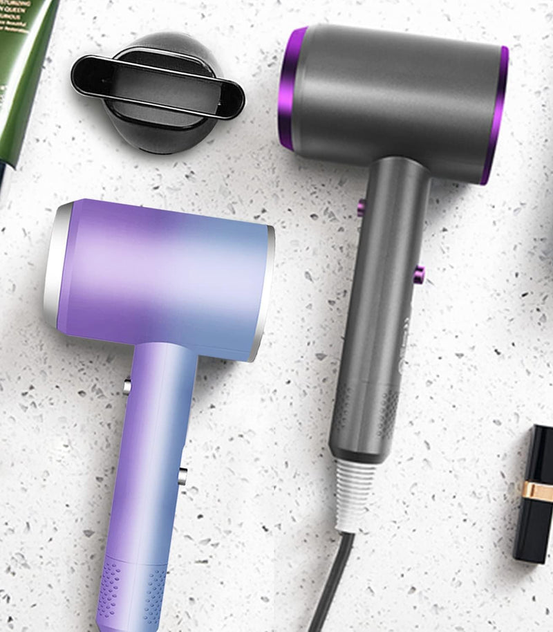  [AUSTRALIA] - Hair Dryer, 2000W Fast Drying Ionic Hairdryers for Women, Lightweight Blow Dryer with Stand for Women Kids Home Travel Salon - Gradient Purple