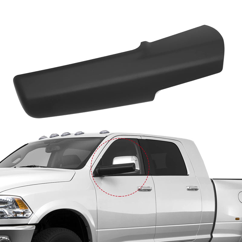 Trailer Tow Mirror Cover Cap Front Arm Right Passenger Side Replacement for Dodge RAM 2014-2019, 1500 2500 3500 Replace for #68263392AA