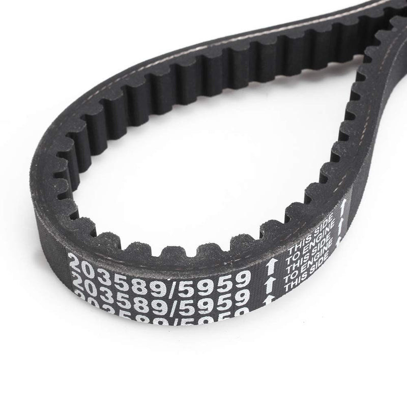 QYMOTO 3pcs 30 Series Go Kart Drive Belt 203589 for Coleman KT196 Go Cart CVT Torque Converter Belt Fits CK196-T,Manco 5959, Comet 203589 Asymmetrical Belt Murray 12-8487