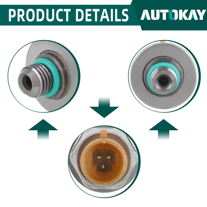 AUTOKAY Powerstroke 6.0 ICP Sensor 1845428C92 4C3Z-9F838 for 2004-2007 Ford
