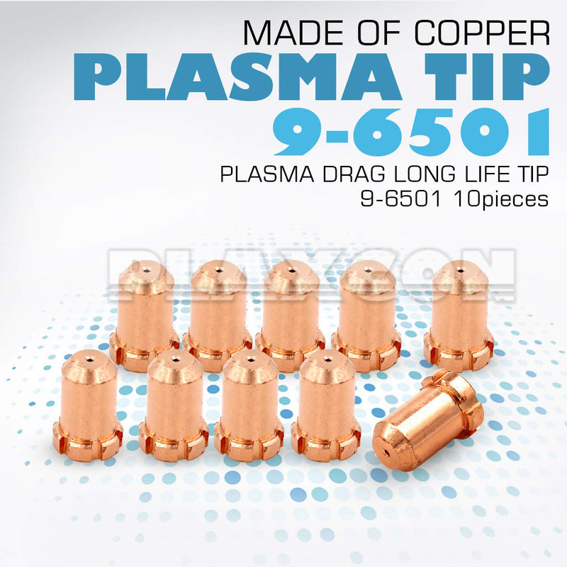 PLAXCON Plasma Electrode 9-6506 Tip 9-6501 Swirl Ring 9-6507 Shield Cup 9-6003 Kit for Thermal Dynamics PCH25/38 PCH/M-26 PCH/M-28 PCH-40 Plasma Torch 23pcs