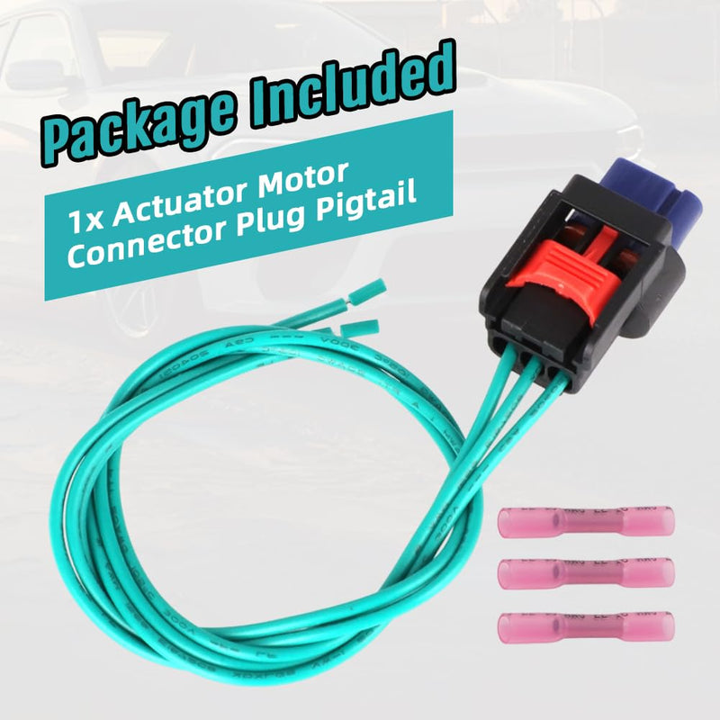 AUTOVIC Actuator Motor Connector Plug Pigtail for Exhaust Valve Compatible with Dodge Challenger Charger 2015-2023