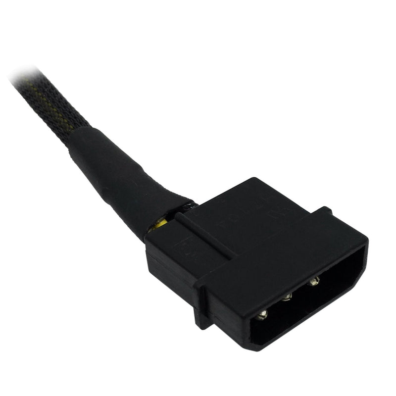 COMeap Molex to CPU 8 Pin EPS Power Cable, LP4 Molex Male to CPU 8 Pin (4+4) EPS-12V Adapter Converter Sleeved 13-inch(33cm)
