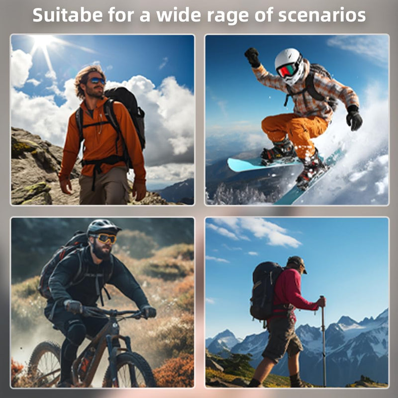 Osmo Pocket 4 Backpack Mount,Bag Belt Shoulder Strap Mount with Extended Border Compatible with DJI Osmo Pocket 4