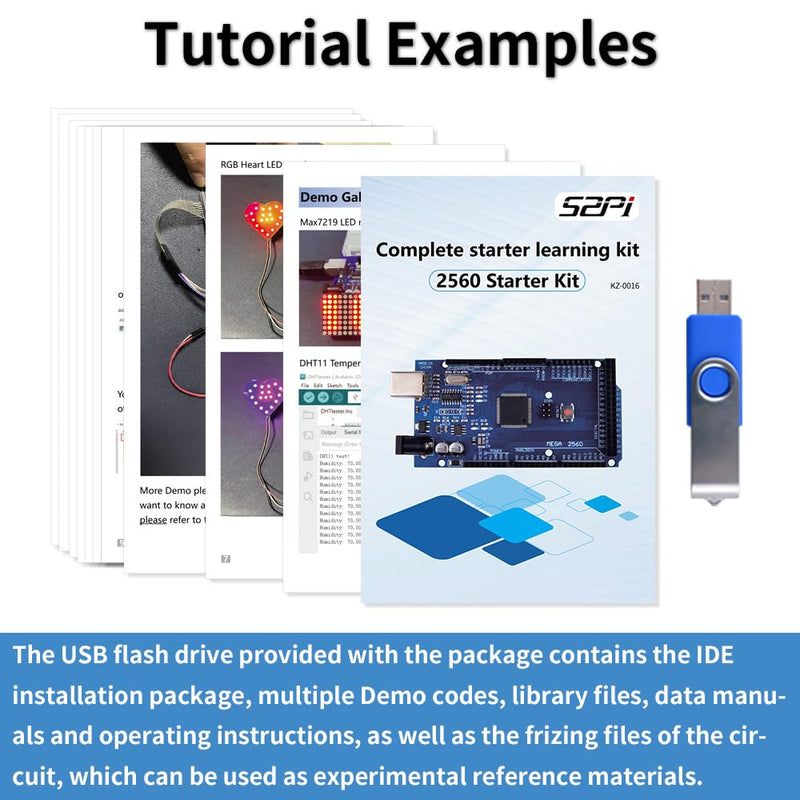 GeeekPi Complete Starter Kit for MEGA 2560 R3 with Tutorial