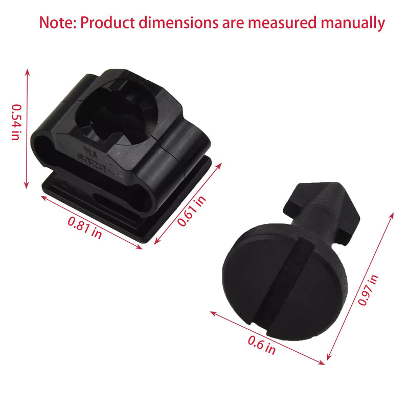 2 Set for Honda Engine Appearance Cover Mounting Stud, Plastic Engine Cover Stud And Stay Grommet Kit 91501-SS8-A01 91601-SS8-A01 91501SS8A01 91601SS8A01 2 Set