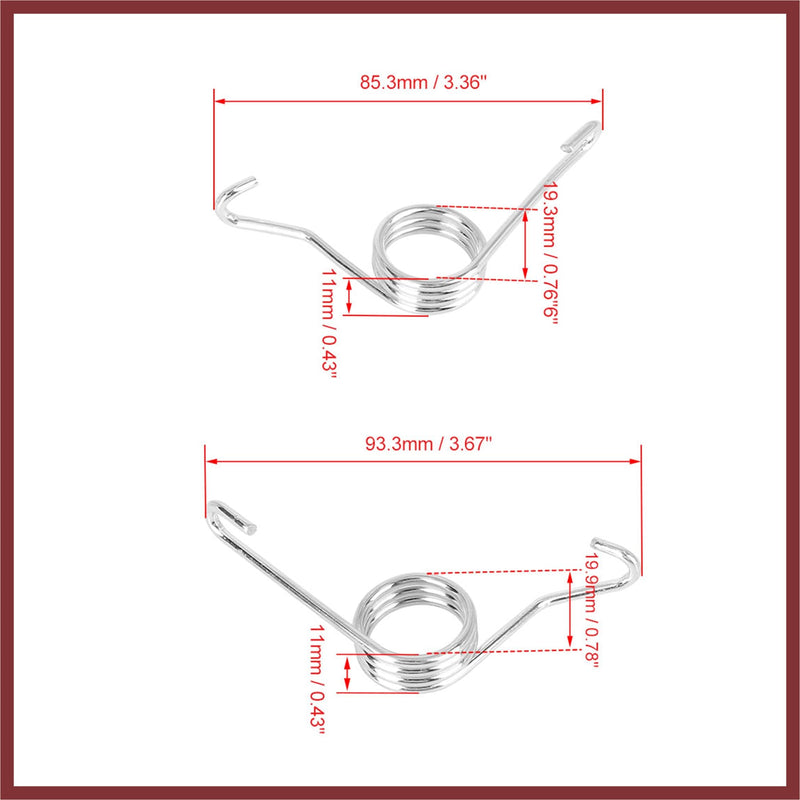 1 Pair Rear Caliper Parking Brake Lever Return Springs for VW Beetle Golf Replace Parts