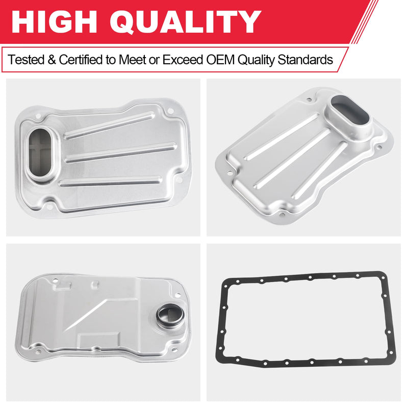 044-0345 Automatic Transmission Filter with Gasket Fits for A750E A750F Transmission - Toyota 4Runner Lexus GX470 LX470 Tundra Replaces# 0440345 35330-60050