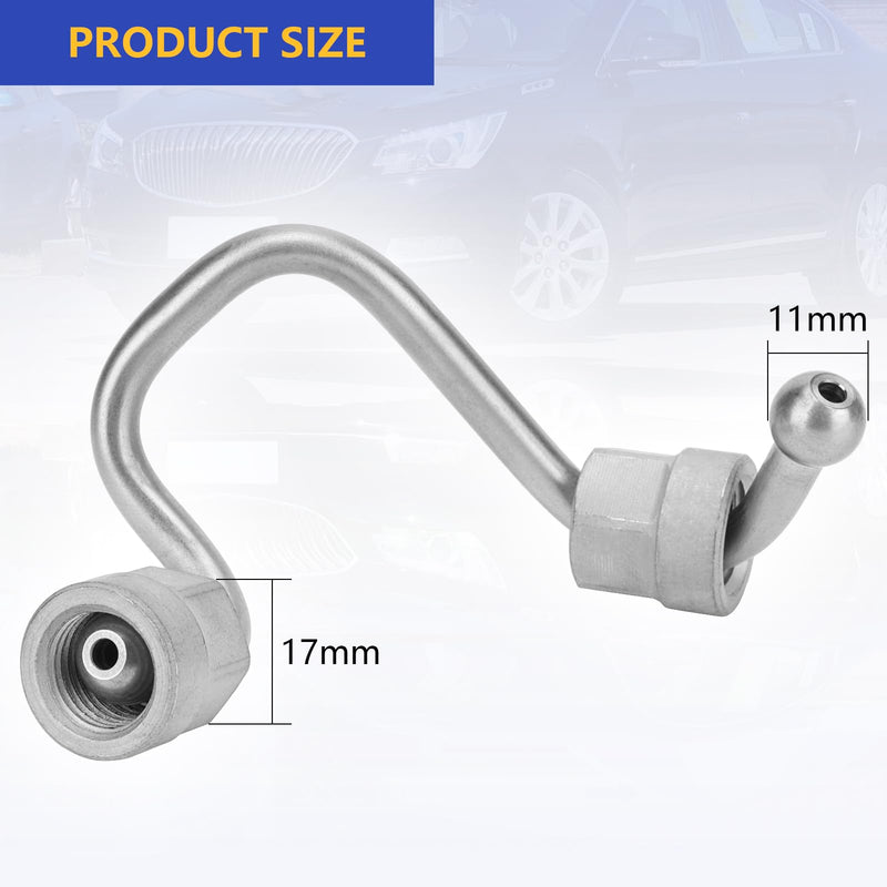 12608374 Intermediate Fuel Feed Pipe - High Pressure Fuel Line (Pump To Rail) for 2010-2017 Chevy Equinox Impala Malibu Orlando Captiva Sport/Buick Lacrosse Regal Verano/GMC Terrain