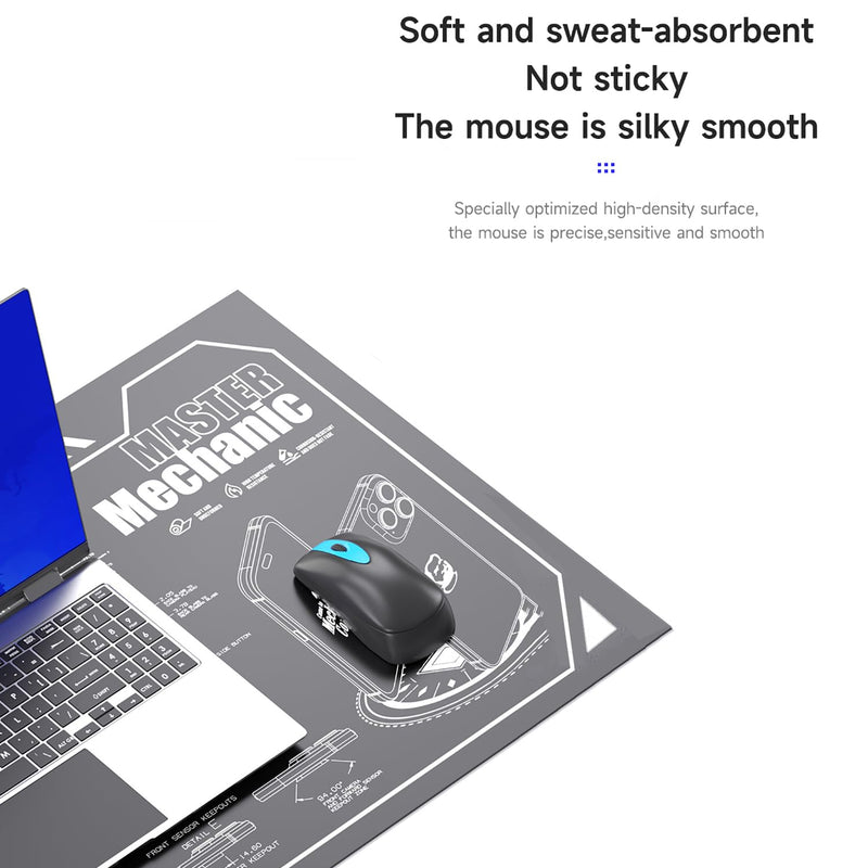 Mechanic V77/V78/V79 Multi-Function Phone Repair Work Mat, Motherboard Fixing Pad, Heat Insulation (V78) V78